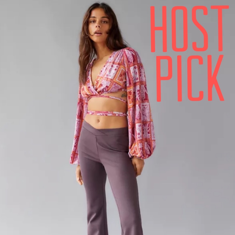 Urban Outfitters Florentine Wrap Top